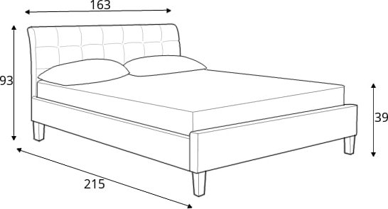 Klara seng - Grå Klara seng - Grå