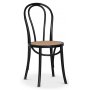 Fr spisegruppe; spisebord 140x90 cm - Hvit / oljet eik med 4 stk Danderyd No.18 stoler Svart