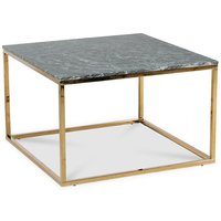 Accent stuebord 75 - Grønn marmor / Blank messing Accent stuebord 75 - Grønn marmor / Blank messing