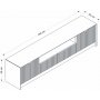 Bazal TV-stativ uten ben - Beige