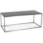 Carrera salongbord 120 cm - Sort marmor/stl
