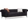 Costa 3-seters sofa - Svart