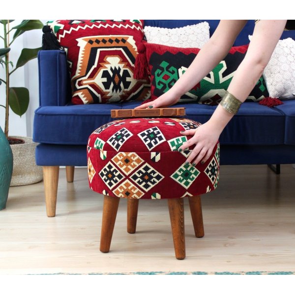 Melik puff 2 - Flerfarget Melik puff 2 - Flerfarget