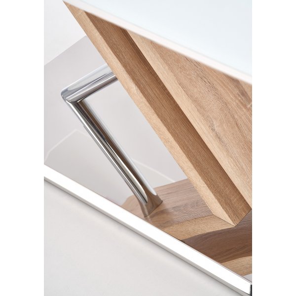 Angeliki Spisebord 160 cm - Hvit/eik Angeliki Spisebord 160 cm - Hvit/eik