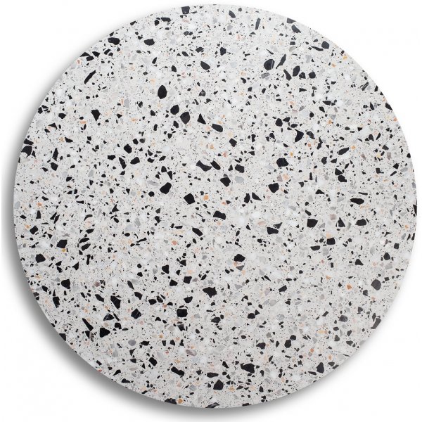 Zoo spisebord Ø105 cm - Svart / Terrazzo Cosmos Zoo spisebord Ø105 cm - Svart / Terrazzo Cosmos