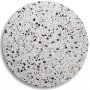 Zoo spisebord 105 cm - Svart / Terrazzo Cosmos