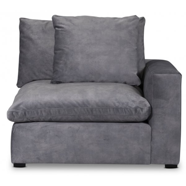 Fiskvik modullenestol høyer - Grå Adore Velour Fiskvik modullenestol høyer - Grå Adore Velour