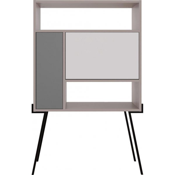 Tatti skap - Lys mokka/hvit/antrasitt