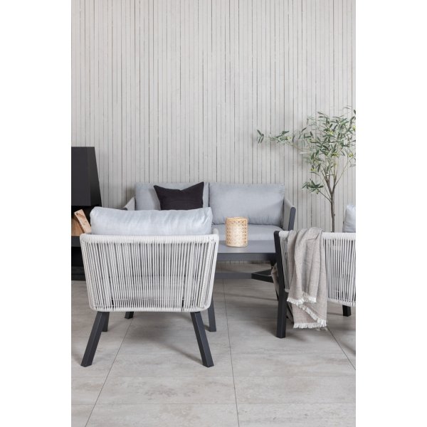 Virya sofagruppe - Sort/Grå Virya sofagruppe - Sort/Grå