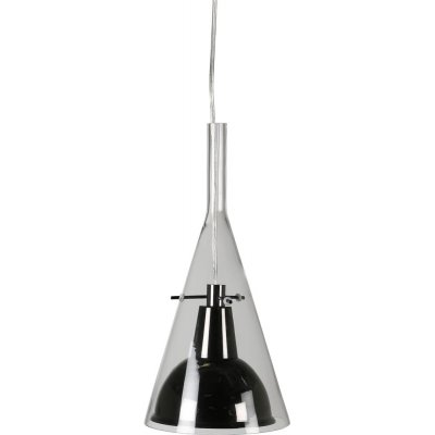 Malm taklampe - Glass / svart metall