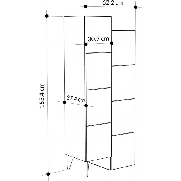 Tekto skap - Eik Tekto skap - Eik