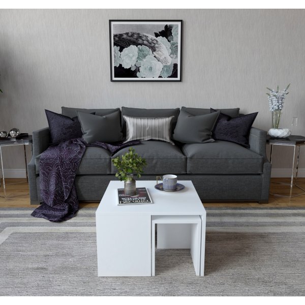 Annabelle salongbord sett - Hvit Annabelle salongbord sett - Hvit