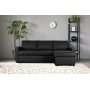 Dream sovesofa med oppbevaring (divansofa) - Antrasitt (kolr)
