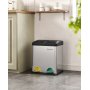 Maiken avfallsbeholder 30 l - Slv/sort