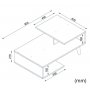 Concetta salongbord - Hvit