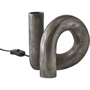 Legg merke til Swirl lampefot - Rustikk slv - 18 cm