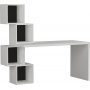 Balance skrivebord - Hvit/antrasitt
