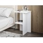 Leray nattbord - Hvit