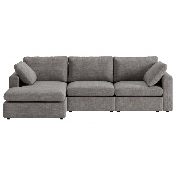 Sjeselongsofa Falkenberg gr 296 cm vendbar sjeselong + Mbelftter