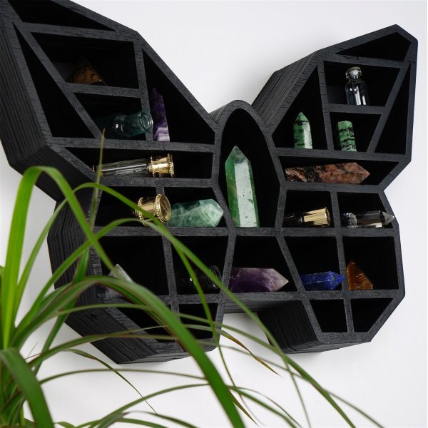 Kryptisk vegghylle 7 Sort Kryptisk vegghylle 7 Sort