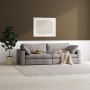 Moby 4-seters sofa 266 cm bred + Tekstilrens for mbler