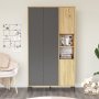 Aristo garderobe - Filt/antrasitt