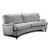 Howard Luxor buet 4-setes sofa 240 cm - Valgfri farge + Flekkfjerner for mbler
