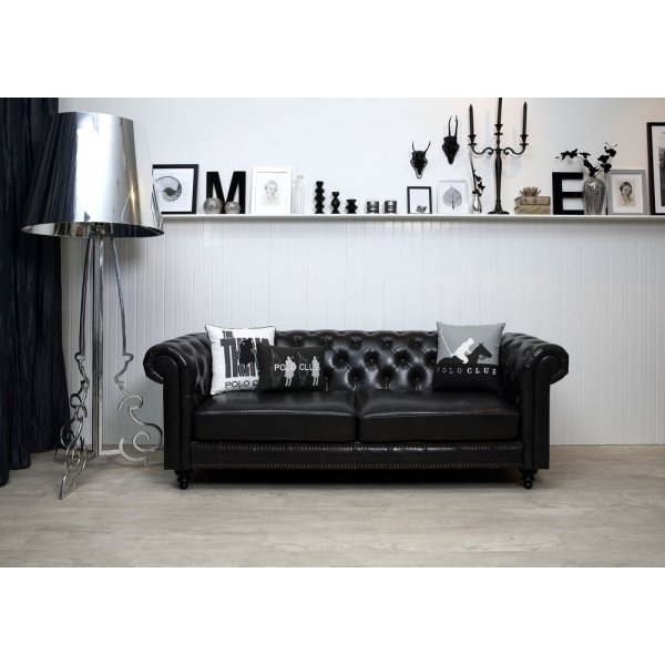 Charlietown 3-seters sofa - Antikk svart Charlietown 3-seters sofa - Antikk svart