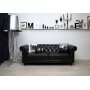 Charlietown 3-seters sofa - Antikk svart