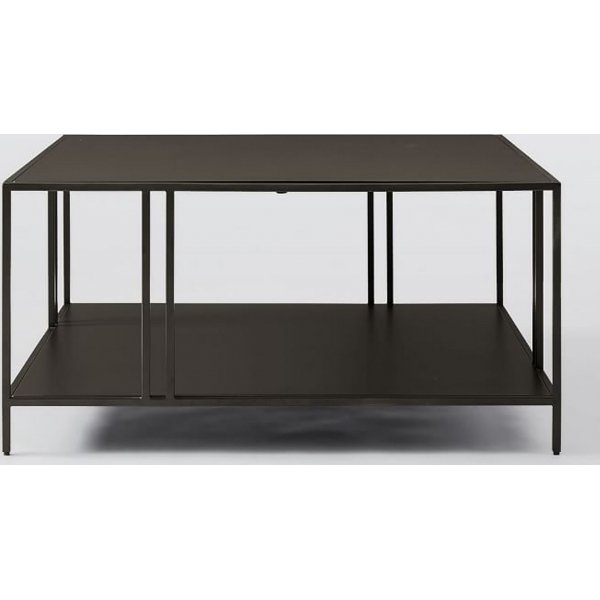 Urano salongbord 80 x 80 cm - Sort