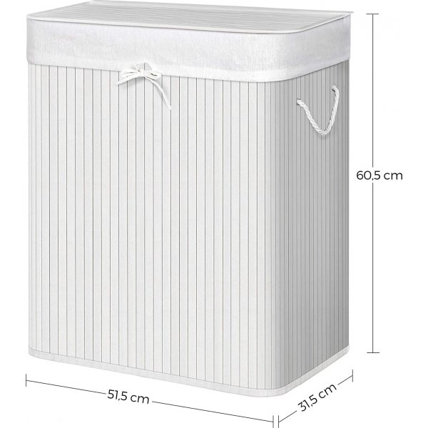 Carolin skittent�yskurv 100 l - Hvit