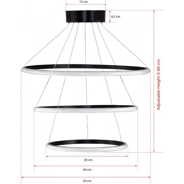 Ursa taklampe - Sort Ursa taklampe - Sort