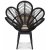 Peacock loungelenestol med pute - Svart + Flekkfjerner for mbler