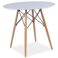 Cafbord Angila - Hvit
