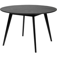 Katie rundt spisebord ø115 cm - Sortbeiset ask Katie rundt spisebord ø115 cm - Sortbeiset ask