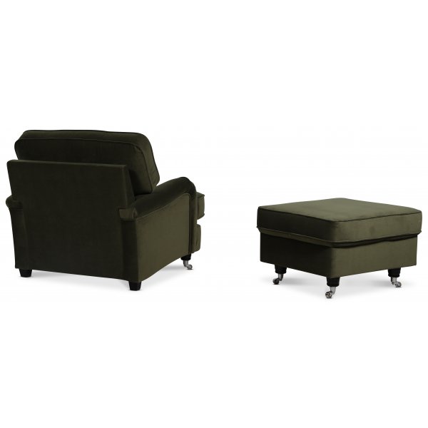 Kvarsebro Howard lenestol - Mosegrnn (Flyel)