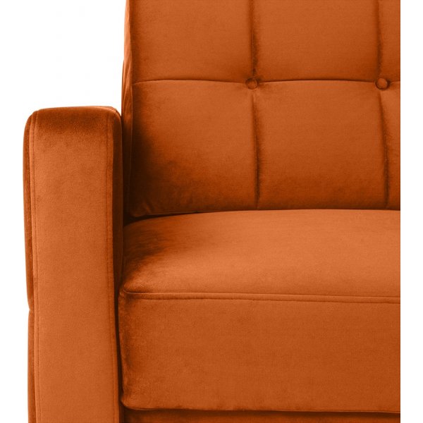 Noret sovesofa divansofa - Oransje rød Noret sovesofa divansofa - Oransje rød
