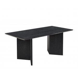 Crossby spisebord 180x90 cm - Sortbeiset eik Crossby spisebord 180x90 cm - Sortbeiset eik