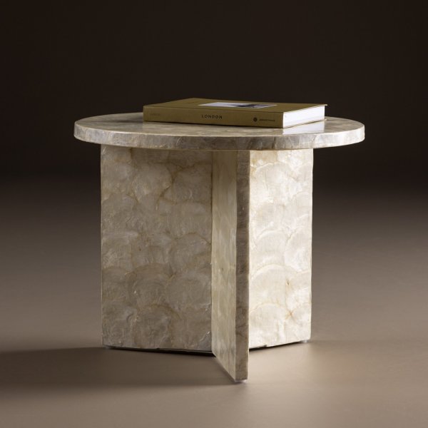 Smögen sofabord Ø40 cm - Lys grå Smögen sofabord Ø40 cm - Lys grå