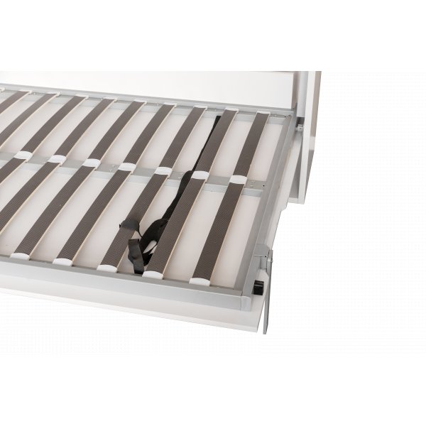 Veggseng 90200 cm horisontal - Hvit - Compact Living