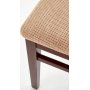 Emily stol - mrk valntt/beige