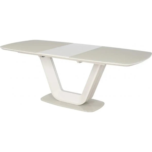 Bumbi spisebord 160-220 cm - Kremhvit Bumbi spisebord 160-220 cm - Kremhvit