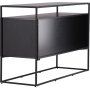 Kingsport avlastningsbord 120 x 45 cm - Sort