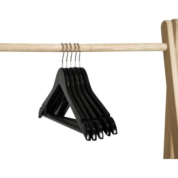 Mantelo kleshenger 5-pakning - Svart Mantelo kleshenger 5-pakning - Svart