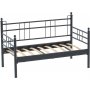 Manyas 2-seters utesofa - Svart/bl