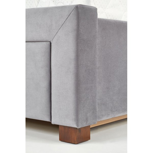 Binta sengeramme - Grå/valnøtt Binta sengeramme - Grå/valnøtt