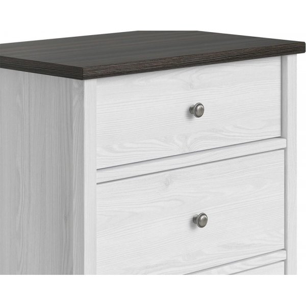 Salvador Byrå - Hvit/svart Salvador Byrå - Hvit/svart