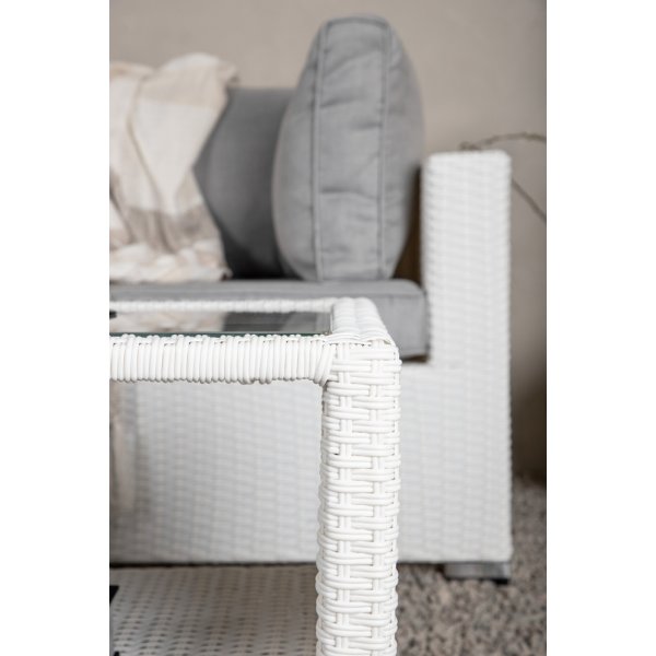 Amazon hjørnesofagruppe - Hvit/grå Amazon hjørnesofagruppe - Hvit/grå