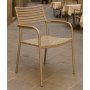 Stabelbar utestol beige - Pino