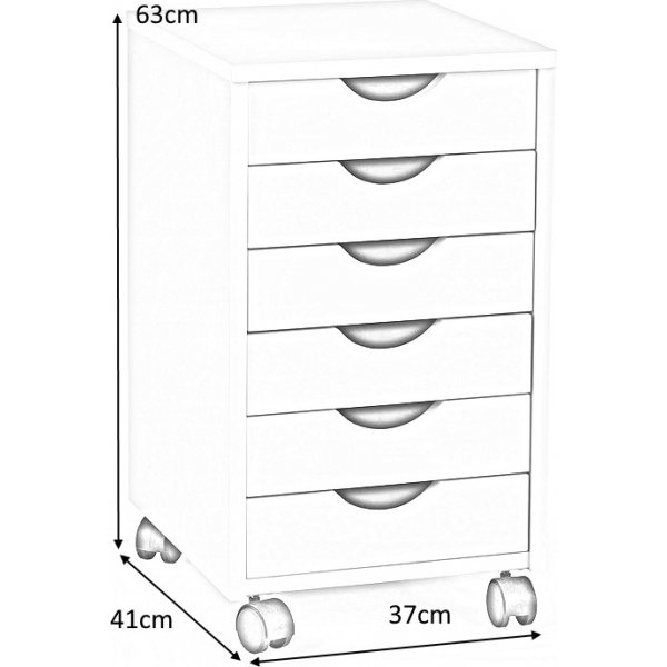 Skuffeseksjon Dahlia Skuffeseksjon Dahlia